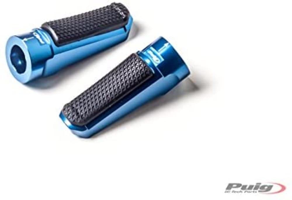 Puig 7318A Estriberas aluminio mecanizado, Azul
