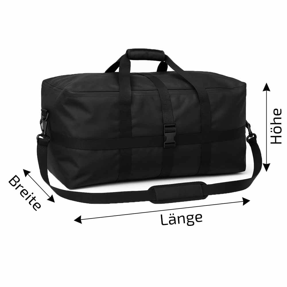 Tasche nach Maß – wasserdichte Transporttasche individuell gefertigt | Maßgeschneiderte Aufbewahrungstasche aus UNICOVR Plane | Tragetasche mit Reißverschluss & Schultergurt | Made in EU
