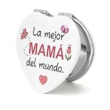 Tamnioa Regalo Mama Regalos para Madres Regalo Dia De La Madre Regalos Madre CumpleañOs, Espejo Maquillaje Espejo PequeñO Portatil Originales para Mujer DíA De La Madre Te Quiero Mama Surprise