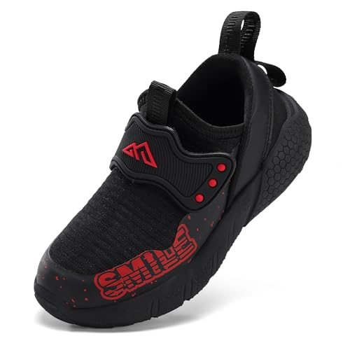 Boys Girls Lightweight Breathable Running Sneakers - Non...