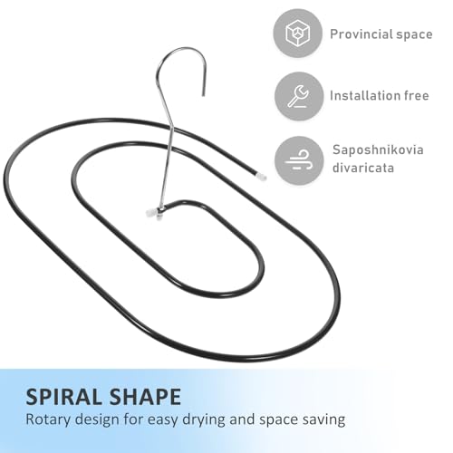 Support spirale acier pour séchage de couette et draps de lit