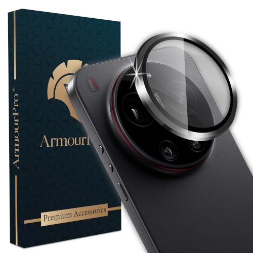 Image of ArmourPro Camera Lens Protector for Xiaomi 17 Ultra Tough HD Individual Aluminum Alloy Rings 9H Camera Cover, Scratch-Resistant,Camera Lens Protection| Black, 1 Pack