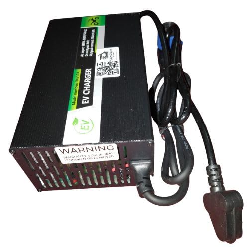 Image of 72V 10Amp (Cut-Off : 84V) Lithium ion Smart EV Charger with Chogori Connector for Okinawa EV, Black