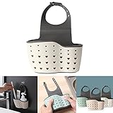 Labstandard Küchenspüle Caddy Schwamm Halter Silikon Abfluss Korb für Bürste Schwamm und Seife...