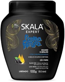 Skala - Expert - Creme de Tratamento Lama Negra 1 Kg - (Black Mud Treatment Cream Net 33.81 Oz)