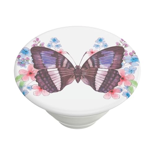 Image of PopSockets Adhesive Phone Grip, Holder, Phone Stand, Butterfly - So Fly