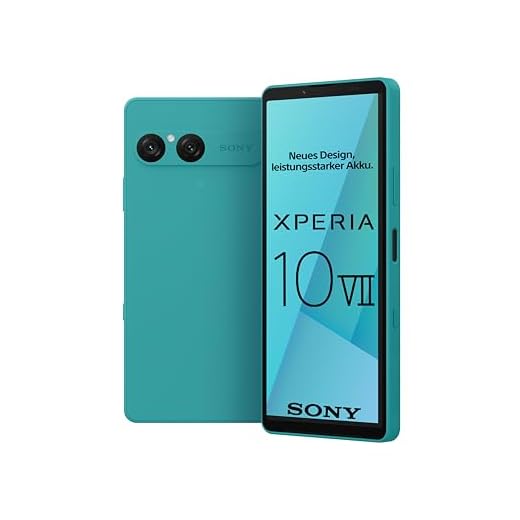 Sony Xperia 10 VII - 6,1" 19,5:9 OLED mit 120 Hz, Lange Akkulaufzeit - 5.000 mAh Akku, DREI Brennweiten, 3,5mm Audio, Android 15, IP65/68, Dual SIM hybrid, Türkis
