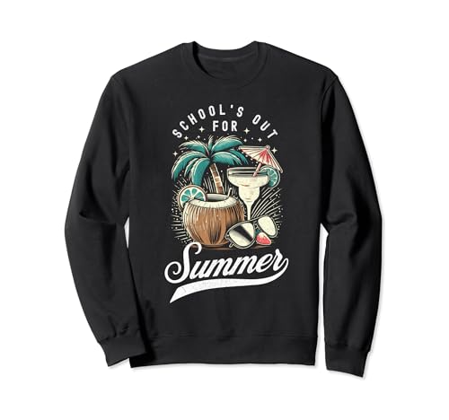 La escuela de verano está fuera para los amantes de la playa de verano Sudadera