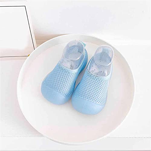 Boys Girls Low Heel Shoes Toddler Kids Infant Newborn Baby Boys Girls Summer Shoes Solid Soft Soles (Blue, 24 Toddler)3