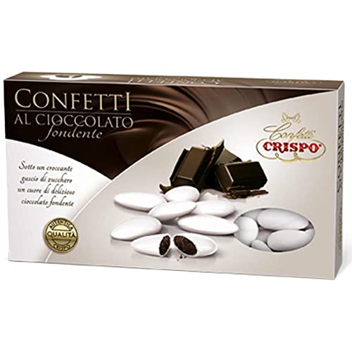 Confetti Crispo 1 Kg Cioccolato Fondente Bianco Sposi Matrimonio Bombonboniere