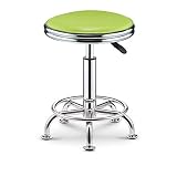 CSQ- Tabouret De Bar Réglable, Chaise De Bar Pivotante De Cuisine Avec Repose-pieds Tabouret De Salle à Manger Rond Salon Salon De Beauté Entreprise Chaise De Personnel De R(Size:33*38-50CM,Color:B)