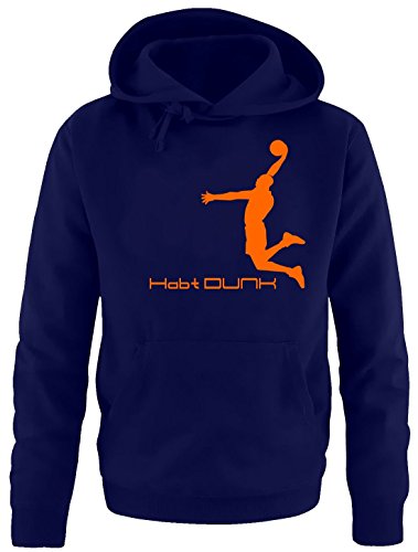Habt Dunk Basketball Slam Dunkin Kinder Sweatshirt mit Kapuze Hoodie Navy-orange, Gr.140cm Habt Dunk Basketball Slam Dunkin Kinder Sweatshirt mit Kapuze Hoodie Navy-orange, Gr.140cm