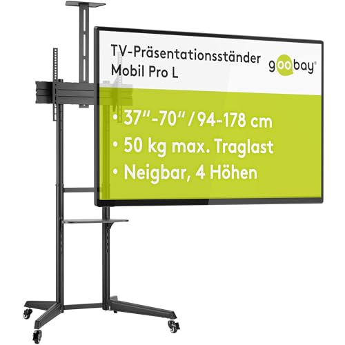 Goobay 59508 Support Pour Téléviseur 177.8 cm (70 Inches) Black