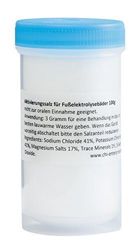 Activerend zout voor Hydrosana, Bioenergiser Detox Spa, Ion Cleanser en andere voetbaden. 100g