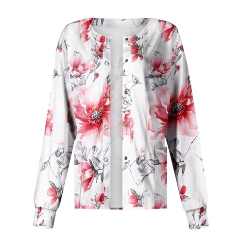 Women's Medical Scrub Jackets for Woman Nursing Scrubs Jacket for Women Blue Lab Coat Womans Uniformes De Enfermeras De Mujer Womens Lightweight Jackets