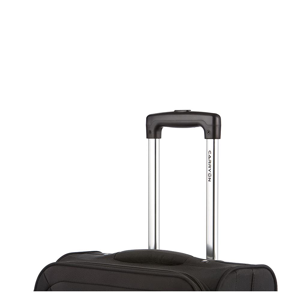 CarryOn Air – Miękka walizka kabinowa pod siedzenie 40 cm, trolley 23 l (Czarny, Mini)