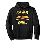 Kayak girl. Chica Kayakista Piragüista Canoa Remo Kayak Piragüismo Sudadera con Capucha