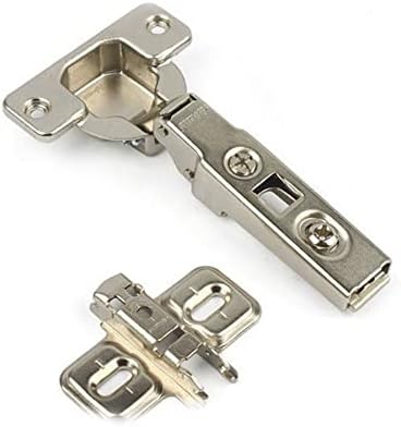 Blum Clip Top 100 Degree Standard Hinges Kitchen Cabinet Cupboard Door Hinge Without BLUMOTION Damper 71M2550 Made in Austria Full Overlay, Pack of 2