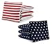 Tailgating Pros Stars & Stripes Pro-Style Cornhole Bags Two-sided Slick & Stick Resin-filled Suede and Duck Canvas Set of 8