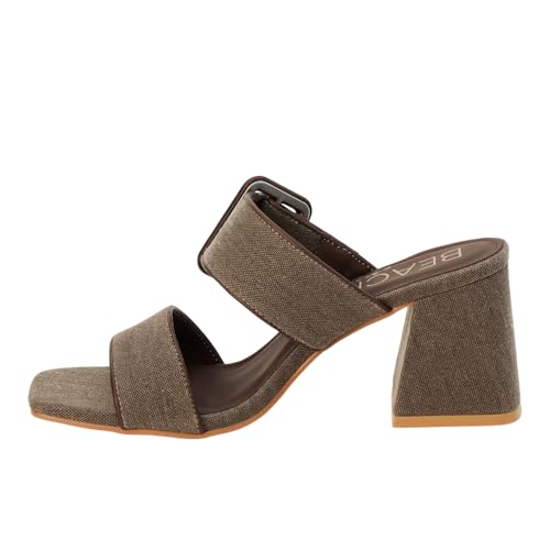 Image of BEACH by Matisse Womens Lucy Block Casual Sandals Casual High Heel 3 inch & Up