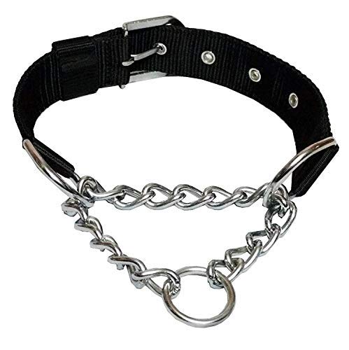 PSK PET MART Dog Choke Pet Nylon Half Chain Collar Half Choker Stainless Steel Dogs Collars (B087Z9CGVF) Amazon Price History, Amazon Price Tracker