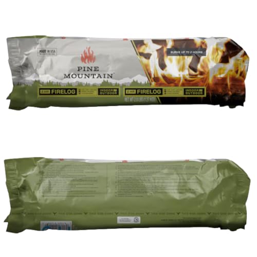 2 Hour Wax Fire Log – 2.8 lb Fast Lighting Fireplace Log – Indoor & Outdoor Use – Clean Burning, No Mess Alternative to Firewood – Big Bright Flames - Thumbnail 3
