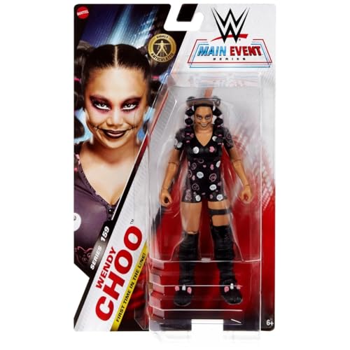 WWE Wendy Choo Mattel Principal Evento Básico Serie 159 Lucha Libre Figura de Acción Juguete 2025 WWE Wendy Choo Mattel Principal Evento Básico Serie 159 Lucha Libre Figura de Acción Juguete 2025