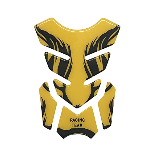 tapete de moto,ERYUE Prata Vermelho Ouro 3D Tanque de Óleo Combustível Da Motocicleta Almofada Do Ta