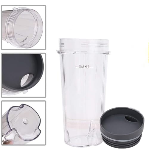 Set 2 Vasos 16oz para Licuadora Nutri Ninja miniatura 2