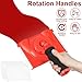 Paint Edger Trimmer with 4 Replacement Pads Adjustable Paint Edger Tool Washable Walls & Ceiling Corner and Edge Trimmer with Rotatable Handle Paint Edger Hand Tool for Wall Painting