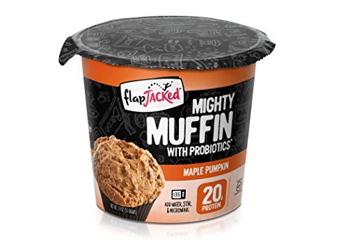 FlapJacked Mighty Muffin with Probiotics, Maple Pumpkin, 12 Count, 1.9 oz