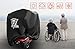XYZCTEM 600D Waterproof Scooter Cover Black Power Assisted Mobility Scooter Cover (48 inch Length)