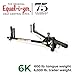 Equal-i-zer 4-point Sway Control Hitch, 90-00-0600, 6,000 Lbs Trailer Weight Rating, 600 Lbs Tongue Weight Rating, Weight Distribution Kit Includes Standard Hitch Shank, Ball NOT Included