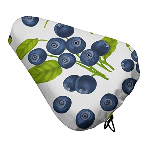 Housse de siège de vélo de dessin animé Blueberry super douce et résistante à l'usure, imperméable et anti-poussière en polyester Cover