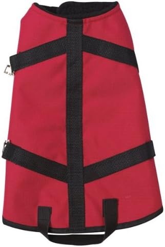 Polyester Ripstop Blanket Dog Coat, Small, 12-Inch, Red
