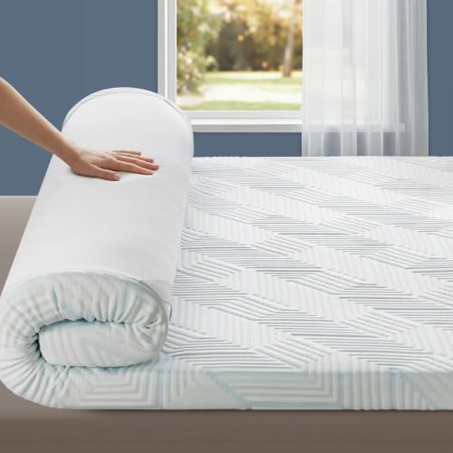 BedStory 3-Inch Gel Memory Foam Mattress Topper