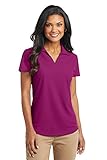 Port Authority Ladies Dry Zone Grid Polo, Magenta, Medium