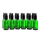 Yizhao Verde Pulverizador Cristal 30ml, Glass Spray Bottles con [Atomizador],para Aceites Esenciales, Mezclas de Aromaterapia, Perfumes, Masajes, Líquidos Químicos, Farmacéutico– 24Pcs
