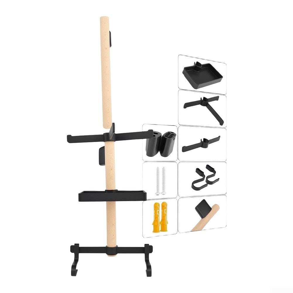 Rastrelliera Bici Verticale con Supporti 3D Stampati