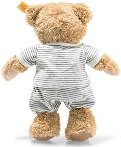 Steiff Kuscheltier Bär mit Namen Bestickt - Schlaf-Gut-Bären, Niedliches Plüschtier Stofftier, Schmusetier Geschenk zur Geburt, Weihnachten, Geburtstag