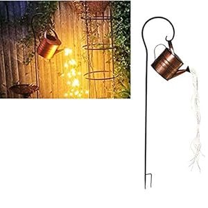 Gieter Lichten, Ster Douche Tuin Kunst Licht Decoratie Led Lamp Voor Werf Knop Batterij Aangedreven Duurzaam“ Slaapkamer, Kerst, Feestjes Tuin Decor (Size : A)