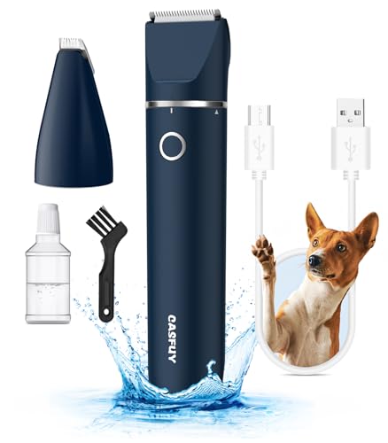 Casfuy-Cordless-Dog-Paw-Trimmer-Low-Noise-Small-Dog-Clippers-with-Double-Blades-USB-Rechargeable-Grooming-Clipper-for-Dogs-Cats-and-Small-Pets-for-Trimming-Hair-Around-Paws-Eyes-Ears-Face-Rump