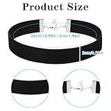 Yolev Samt Halsband Damen Schwarze, Verstellbar Choker Kette Damen, Gothic Halsband, Velvet Halskette Geschenk für Halloween, Geburtstag, Party, Cosplay (2 cm)