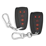 PIFOOG Key Fob Cover Fit for Chevy 5 Button Car Keys Case Shell Keychain Accessories for Malibu Equinox Blazer Traverse Camaro Cruze Trax LT Trailblazer Spark Key Protector Silicone Black Red 2 Pack