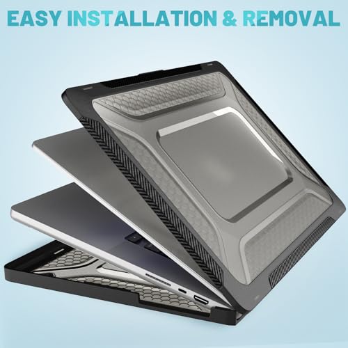 Carcasa rígida MacBook Pro 16 M1 M3 M4 a prueba de golpes con parachoques protector 7