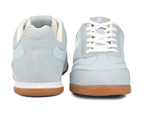 Image of LOUIS STITCH Women's Casual Lightweight Sneakers | Ortholite Cushioned Comfort | Dual-Color TPR Sole | Lightweight & Comfortable Casual Lace-Up Shoes | LSD-SNK-NBL & DNM