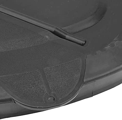 Deck Hatch Cover Boat Waterproof Round Hatch Cover Plastic Deck Inspection Plate for Marine Boat Kayak Canoe Marine, black