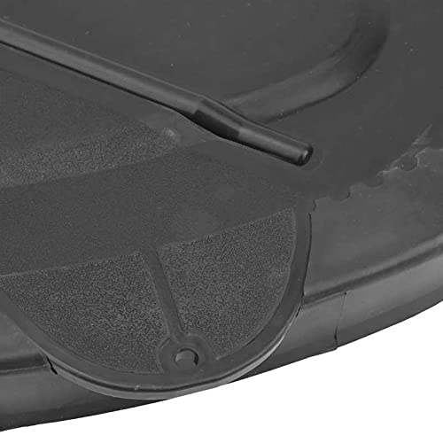 Kqcibz Deck Hatch Cover Boat Waterproof Round Hatch Cover Plastic Deck Inspection Plate for Marine Boat Kayak Canoe Marine, black