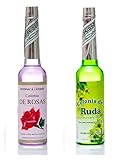 Agua de Rosas tiene un efecto muy fuerte en el sector de mental. agua de Ruda ayuda a encontrar la estabilidad interna