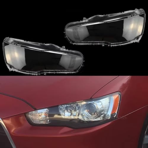 Lentille de phare avant transparent pour Mitsubishi Lancer Evolution X 2008-2016 - 3